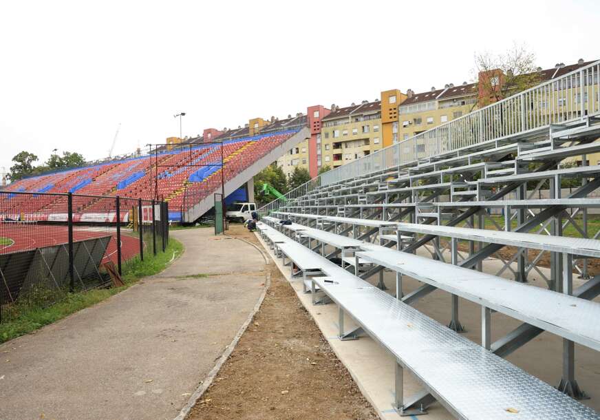 gradski stadion Banjaluka, južna tribina za gostujuće navijače