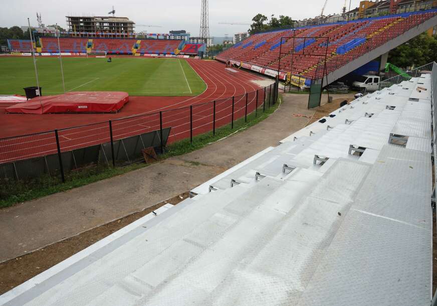 gradski stadion Banjaluka, južna tribina za gostujuće navijače