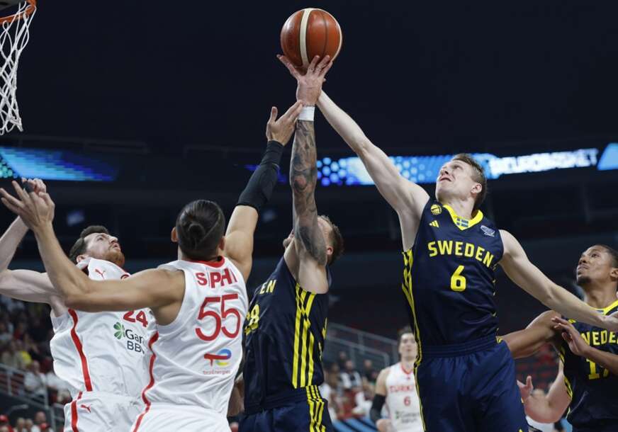 Šveđani umalo do senzacije: Turska se provukla do četvrtfinala