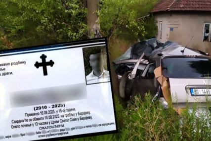 Slika nasmijanog dječaka na umrlici: Poznato vrijeme sahrane Alekse (15) koji je preminuo nakon saobraćajne nesreće