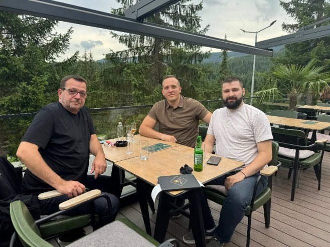 Aleksandar Studen sa Vukašinovićem i Lazarevićem