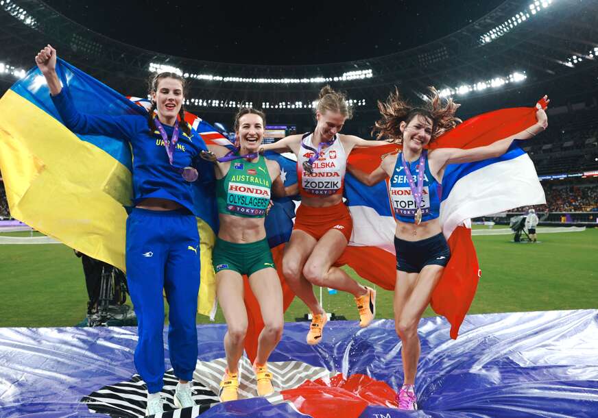osvajačice medalja u skoku u vis na SP u atletici