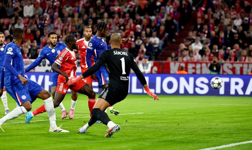 detalj iz susreta Bajern - Čelsi