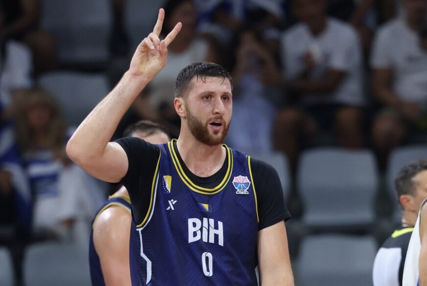 (VIDEO) Protiv Grčke postigao 18 poena: Jusuf Nurkić na Top 10 listi strijelaca BiH u istoriji Eurobasketa