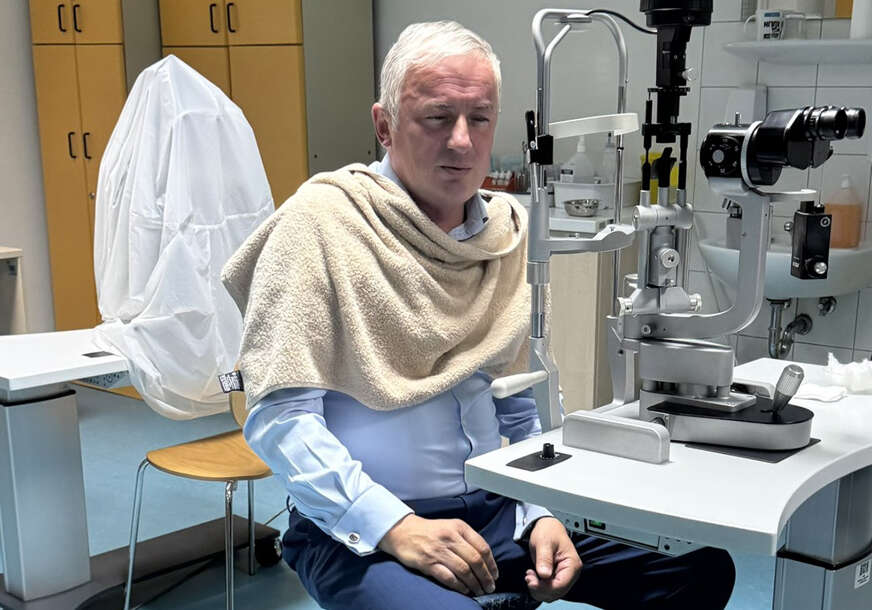 Branislav Borenović na pregledu nakon napada