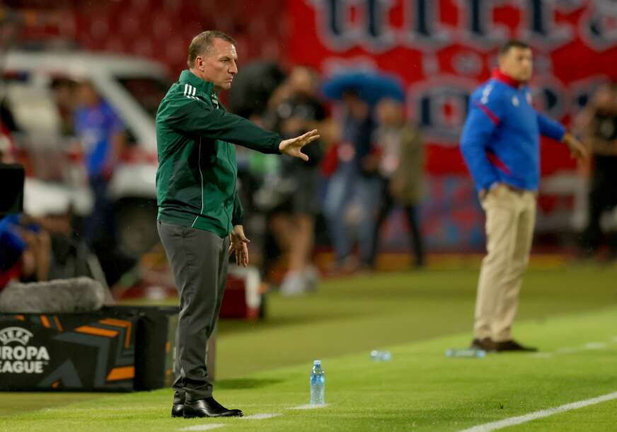 Brendan Rodžers na meču sa Crvenom Zvezdom