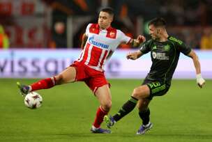 detalj sa meča Crvena zvezda - Seltik