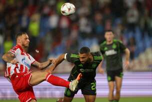 detalj sa meča Crvena zvezda - Seltik