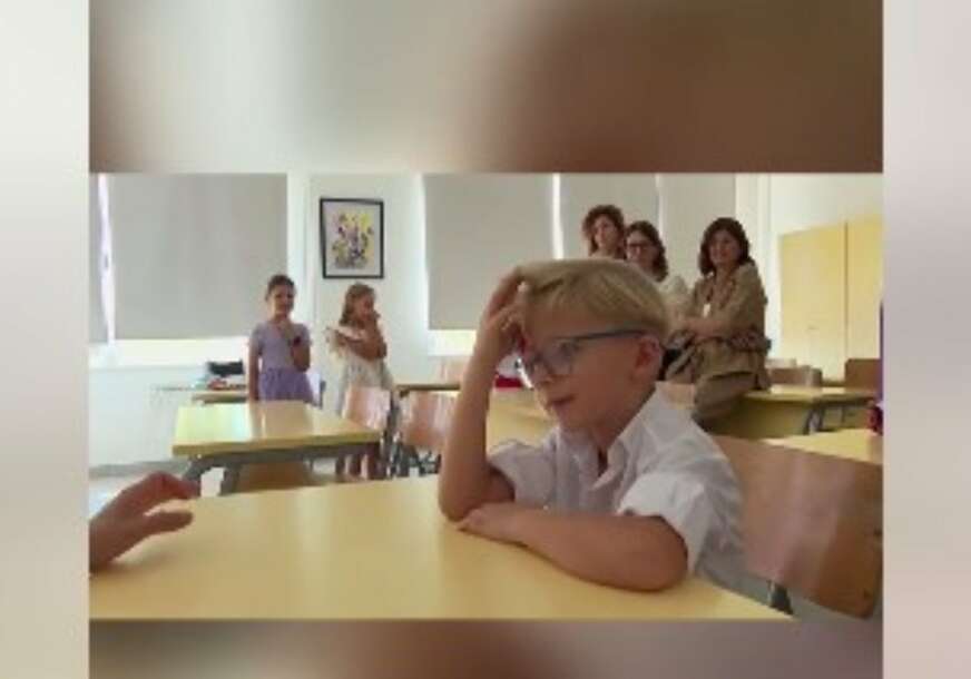 (VIDEO) „MENI SE IDE KUĆI, ODMARAO BIH“ Mali David krenuo u prvi razred, pa svojim odgovorom nasmijao sve