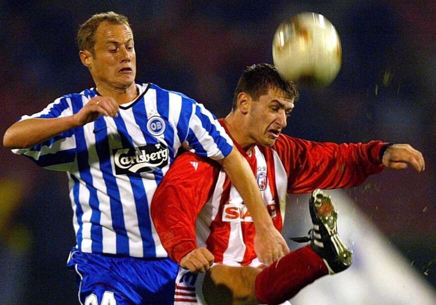 Dejan Milovanović u meču sa Odenseom