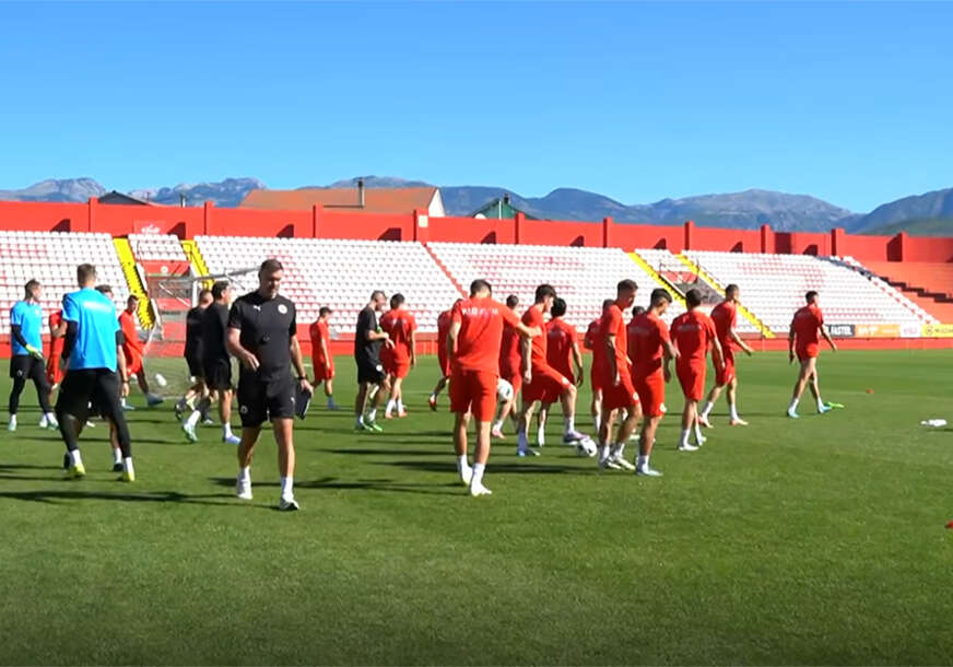 trening fudbalera Veleža