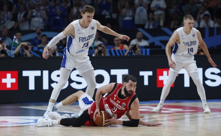 duel iz meča Finska - Gruzija