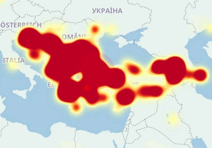 BALKAN U CRVENOM Pogledajte gdje sve ne radi Google i koji servisi su najviše pogođeni