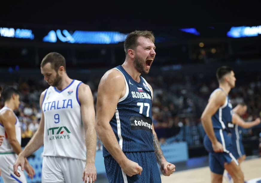Luka Dončić u meču s Italijom