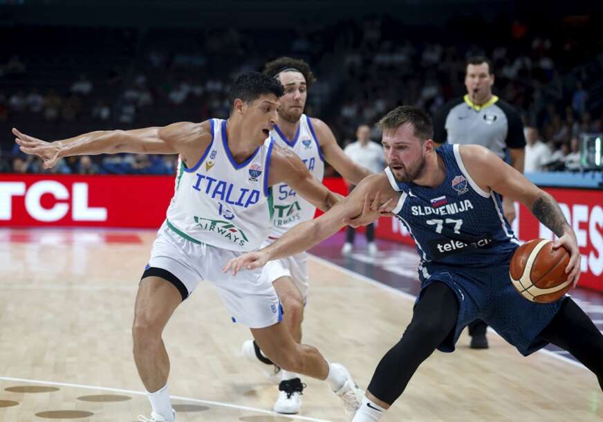 Luka Dončić u akciji protiv Italije