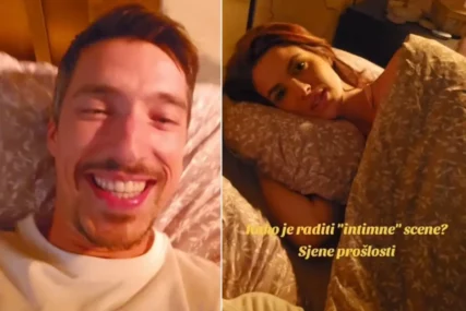 (VIDEO) GLUMAC OBJAVIO KADROVE SA SETA Pokazao kako se snimaju INTIMNE SCENE, oko njega i koleginice puna soba ljudi