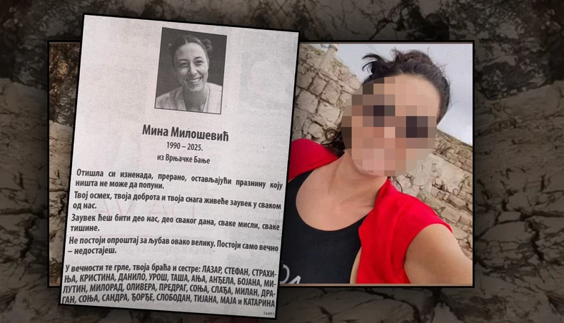 "Otišla si iznenada, prerano" Braća i sestre uputili emotivnu čitulju Mini KOJA SE UTOPILA u Crnoj Gori
