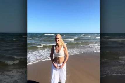 (FOTO) HANA JE SNIMA, A ONA TRČI PLAŽOM Nataša Bekvalac se oglasila iz Španije