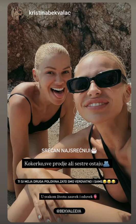 FOTO: FOTO: BEKVALCEVA / INSTAGRAM
