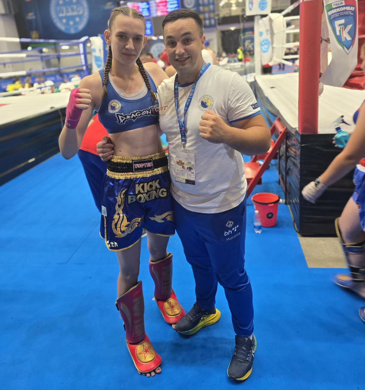 Nikolina Cvijetić evropska prvakinja u kik-boksu