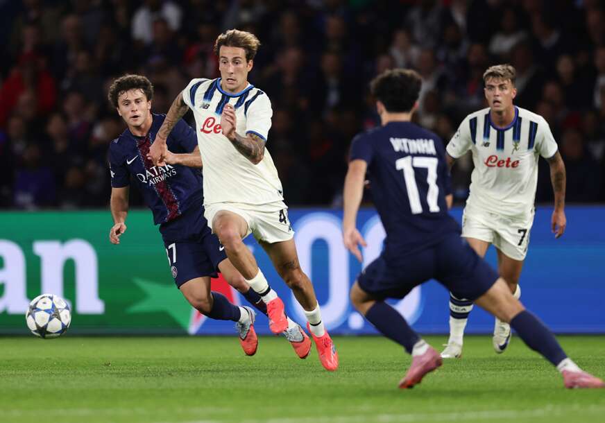 detalj sa utakmice PSŽ - Atalanta