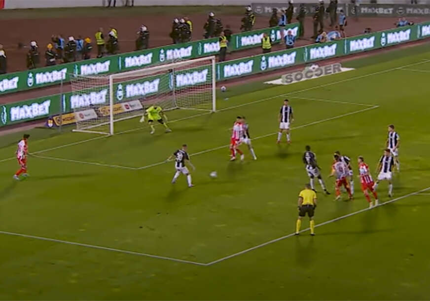 sporna situacija u meču Partizan - Crvena zvezda