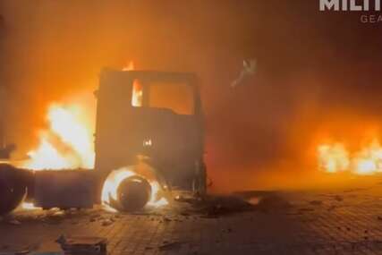 (VIDEO) Ruski grad u plamenu: Ukrajinci pogodili tanker pun nafte u Primorsku, lokalno stanovništvo u panici