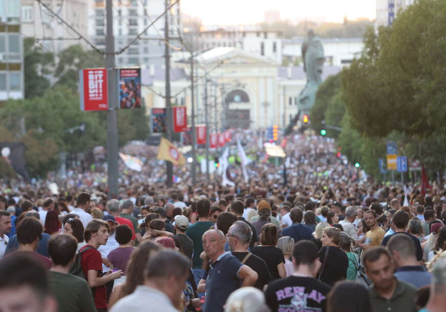 Protest srednjoškolaca u Beogradu