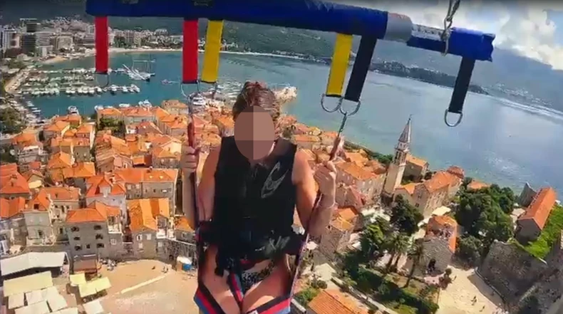 Tijana R.  stradala na parasejlingu 