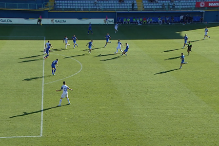 sporni trenutak na utakmici Široki Brijeg - Željezničar