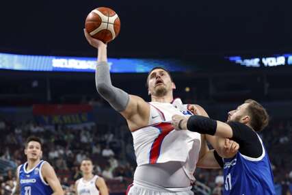 Nikola Jokić u akciji protiv Češke