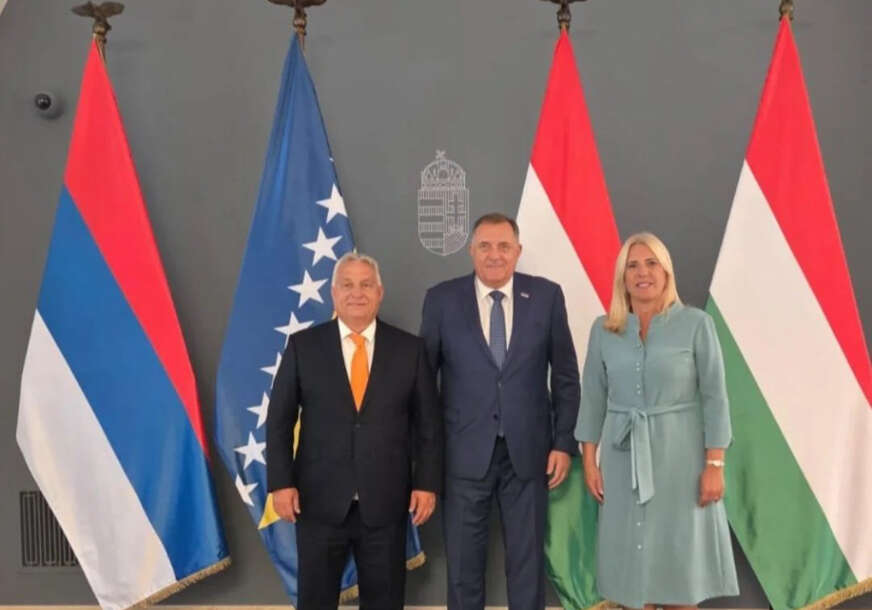 (FOTO) “Republika Srpska ima pouzdane prijatelje” Milorad Dodik i Željka Cvijanović razgovarali sa Viktorom Orbanom