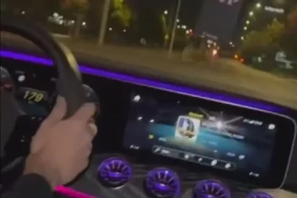 BIO POD DEJSTVOM KOKAINA Oduzeto vozilo mladiću koji je kroz Sarajevo vozio 180 km/h pa snimak objavio na društvenim mrežama