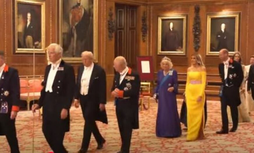 Banket za Donalda i Melaniju Tramp u zamku Vindzor