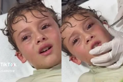 (VIDEO) "HOĆU LI OSTATI GLUV" Dječaku na plaži nešto ušlo u uho, a onda su mu ljekari izvadili ovo