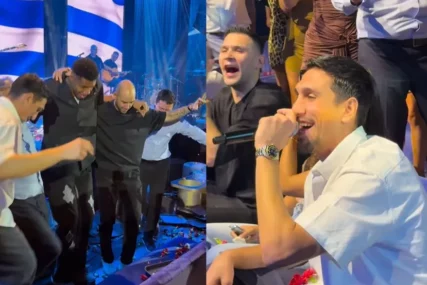 (VIDEO) Grci napravili LOM NA PROSLAVI BRONZE u noćnom klubu: Janis i Spanulis igrali u transu, Larencakis zapjevao