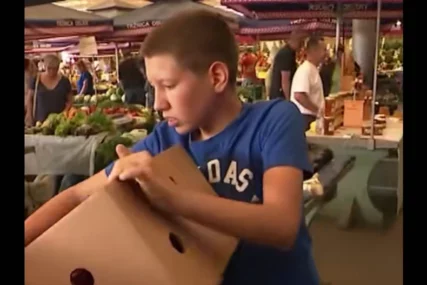 (VIDEO) Mali poljoprivrednik (12) oduševio Balkan: Svako jutro ustaje u 6, radi u plasteniku i na pijaci i ovo poručuje