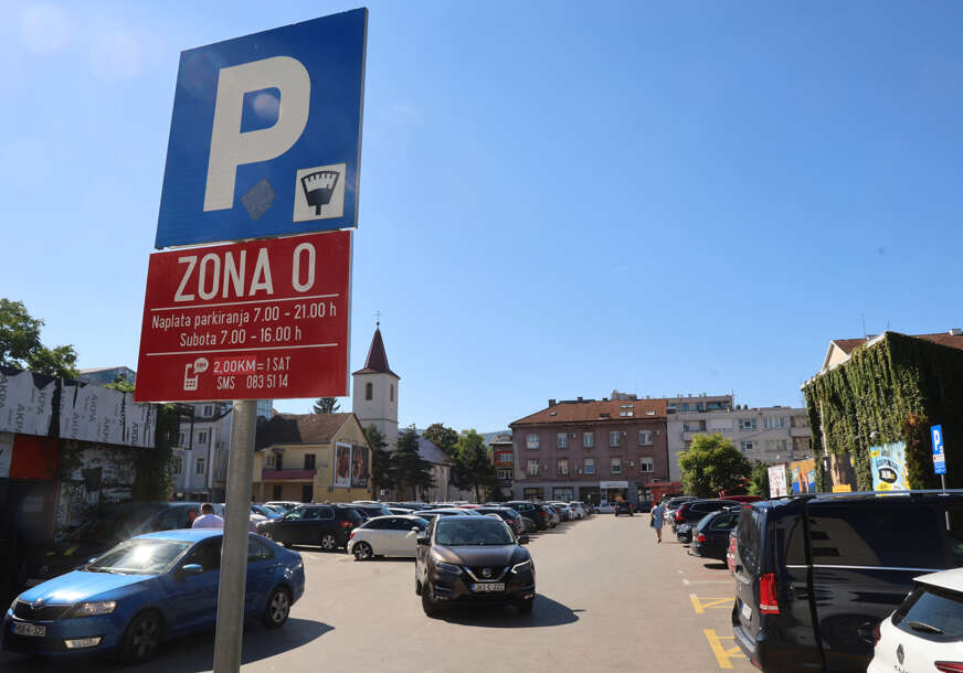 parking u centru grada , promjena zona 