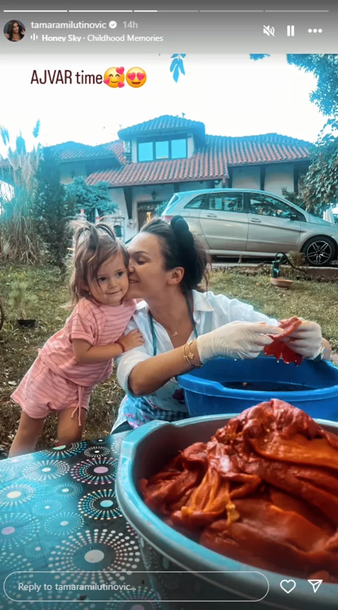 tamara milutinović pravi ajvar