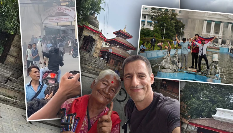 Srpski turisti u Nepalu 