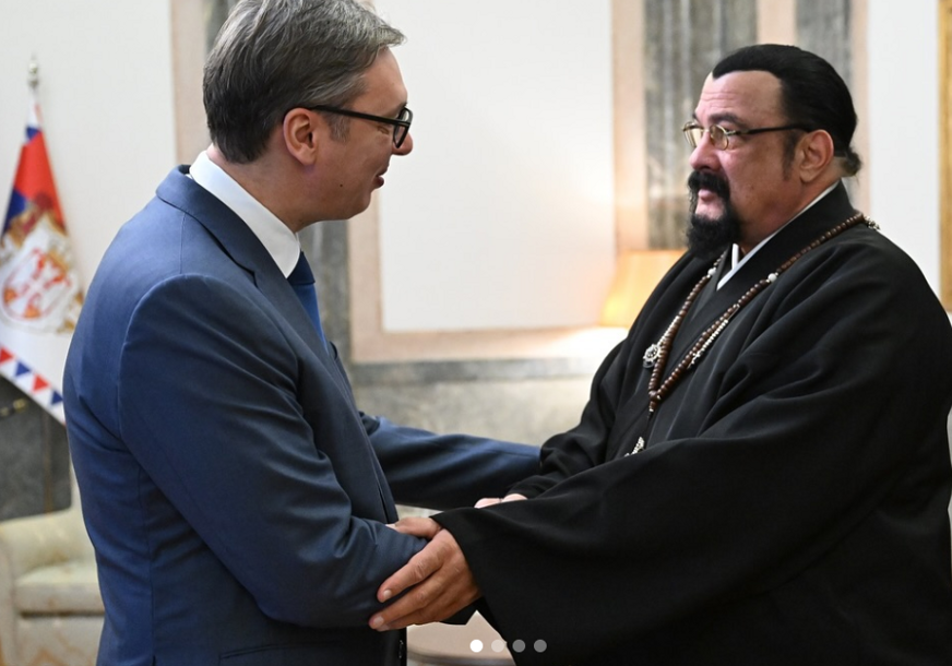 Aleksandar Vučić i Stiven Sigal 