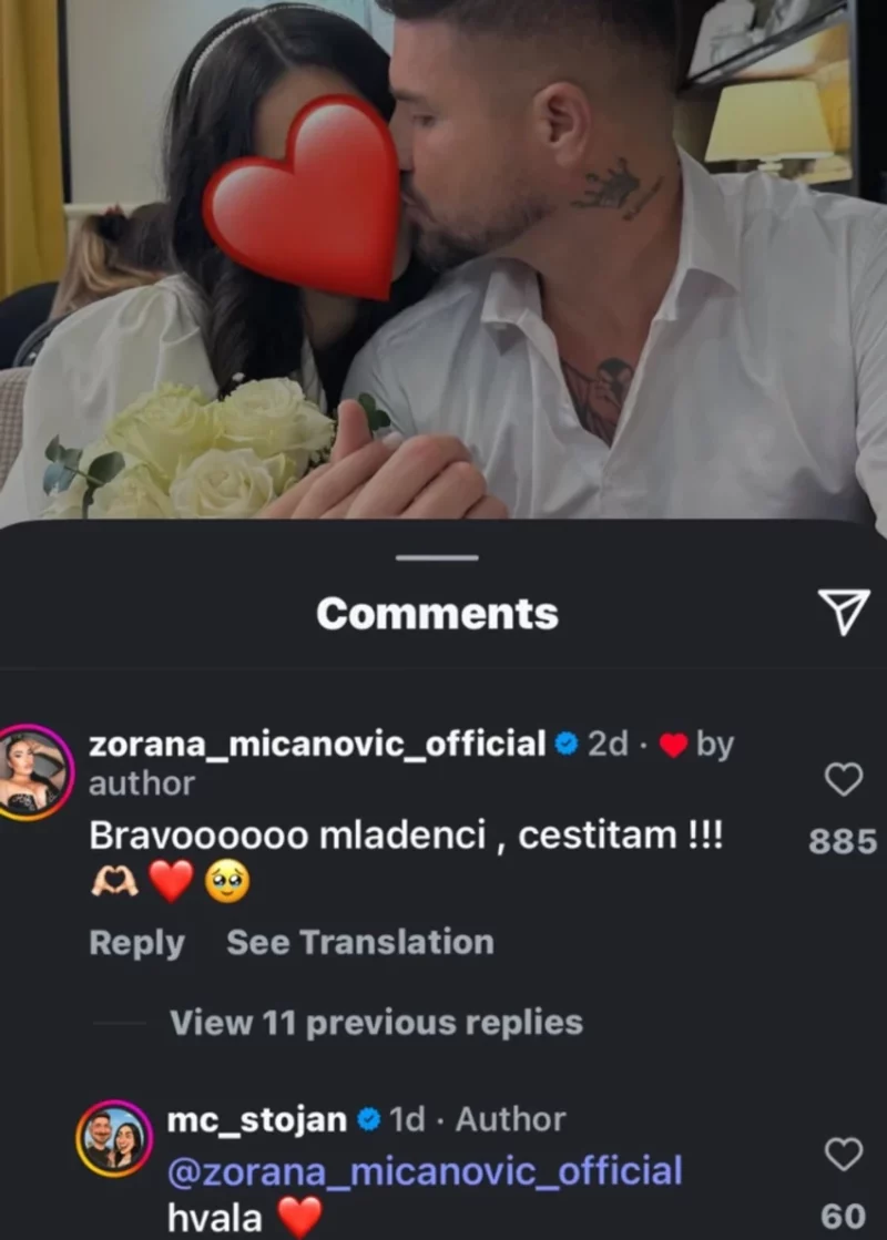 zorana mićanović, mc stojan, objava