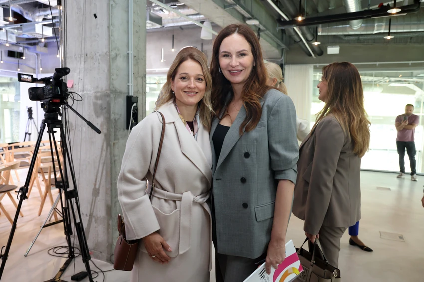Ringier AI predavanja, Ana Milić, CEO (BDS Properties) i Beba Dragić, direktorka korporativnih komunikacija (Ringier Srbija)