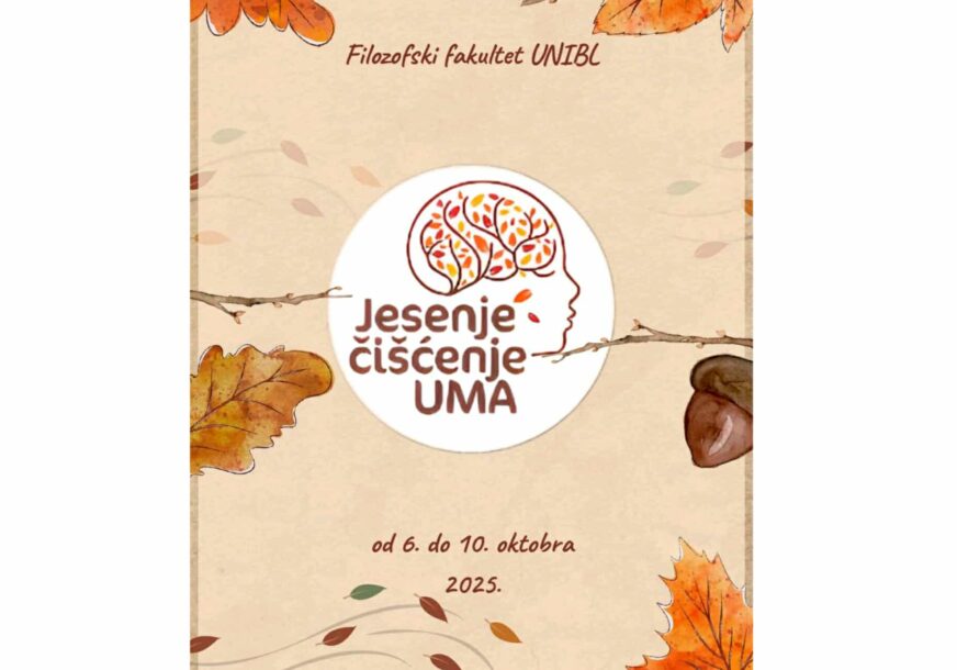 Mentalno zdravlje u fokusu: "Jesenje čišćenje UMA" 8. put na Filozofskom fakultetu, evo šta vas očekuje