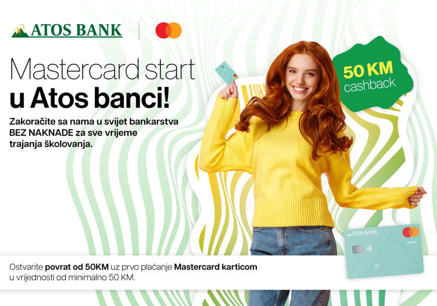 Mastercard start u ATOS Banci – podrška mladima na putu ka finansijskoj samostalnosti