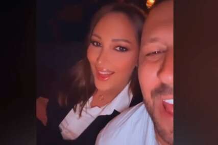 (VIDEO) BLISTA NAKON POROĐAJA Aleksandra Prijović se pojavila na privatnoj proslavi u crnom odijelu, očarava ljepotom