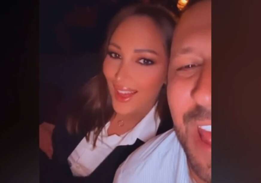 (VIDEO) BLISTA NAKON POROĐAJA Aleksandra Prijović se pojavila na privatnoj proslavi u crnom odijelu, očarava ljepotom
