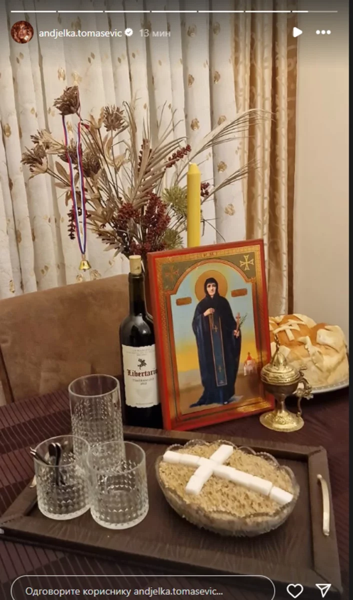 FOTO: ANDJELKA.TOMASEVIC/INSTAGRAM/SCREENSHOT