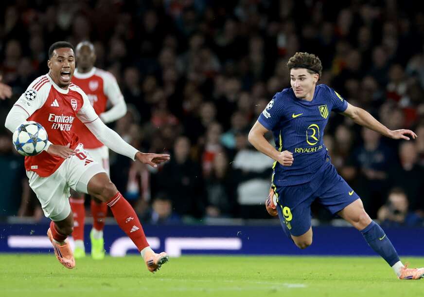 detalj sa meča Arsenal - Atletiko Madrid