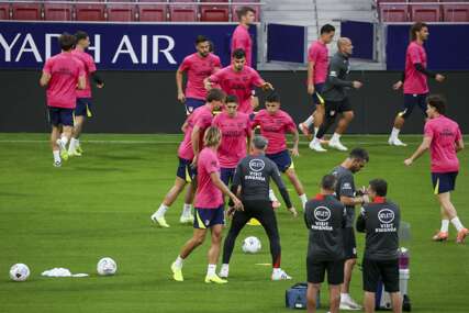 trening fudbalera Atletiko Madrid